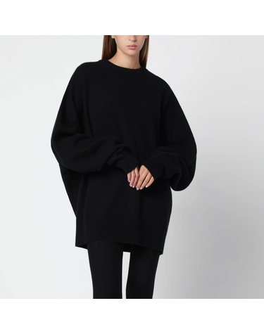 [해외직구] 26 F/W 익스트림 캐시미어 블랙 캐시미어 크루넥 스웨터 458-174-01WS-RA B0052315226
