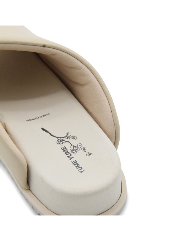 유메유메 [해외직구] 23 S/S 유메유메 베이지 페이크 레더 린넨 SIDER 샌들 FS0005WBEIGE B0480249416 착용컷