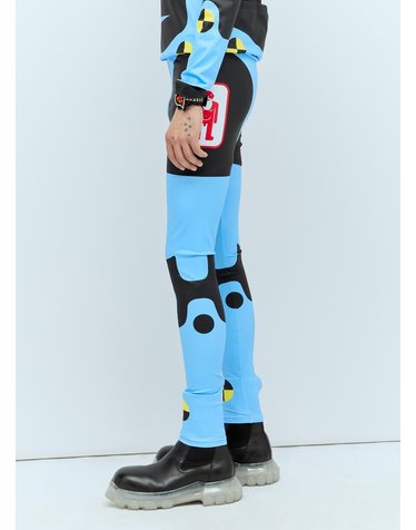 [해외직구] 24 S/S 월터 반 베이렌동크 DUMMY BIKE 레깅스 7006 Comb. IV Cerulean B0111094224