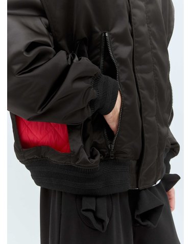 [해외직구] 24 F/W 월터 반 베이렌동크 TUNNEL 봄버 자켓 1002 CC19 Black B0111445943