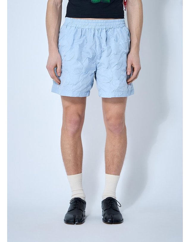 월터 반 베이렌동크 [해외직구] 25 S/S 월터 반 베이렌동크 퀼팅 쇼츠 2012 CC13 Light blue B0111583936 착용컷