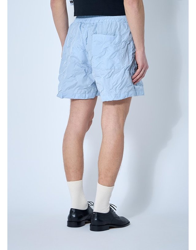 월터 반 베이렌동크 [해외직구] 25 S/S 월터 반 베이렌동크 퀼팅 쇼츠 2012 CC13 Light blue B0111583936 착용컷