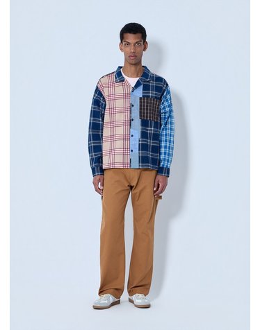 [해외직구] 26 S/S 스토리 MFG. 패치워크 플래드 셔츠 SSS26SHGRLCOTPLS B0112009534
