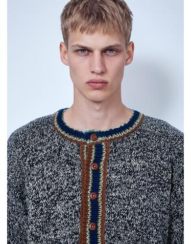 스토리 엠에프지 [해외직구] 26 F/W 스토리 MFG. ROOT 니트 OAKMOSS 가디건 SAW26KNIROCCOTBLS B0112367489