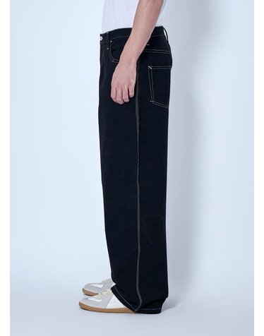 스토리 엠에프지 [해외직구] 26 F/W 스토리 MFG. 와이드레그 데님 트라우저 SAW26TRPOPCOTIRO B0112367490
