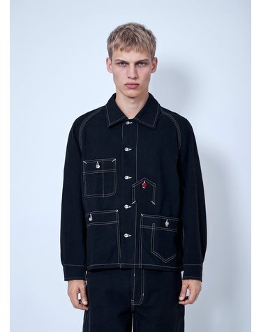 스토리 엠에프지 [해외직구] 26 F/W 스토리 MFG. 캔버스 러브 LETTER DEPOT 자켓 SAW26JADPJCOTLLB B0112367517