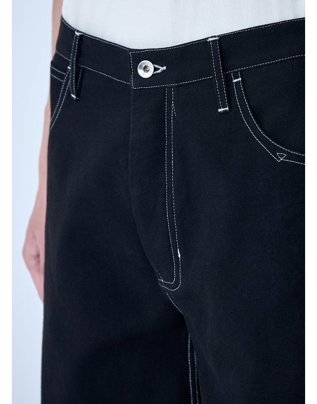 스토리 엠에프지 [해외직구] 26 S/S 스토리 MFG. POETRY 캔버스 WONKYWEAR 팬츠 SPS26TRPOPCANIRO B0111964499 착용컷