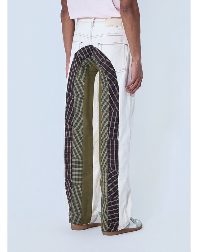 스토리 엠에프지 [해외직구] 26 S/S 스토리 MFG. 와이드레그 데님 트라우저 SSS26TRPOPCOTECR B0112009536 착용컷