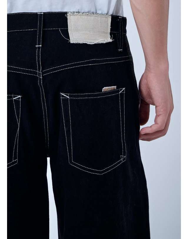 스토리 엠에프지 [해외직구] 26 F/W 스토리 MFG. 와이드레그 데님 트라우저 SAW26TRPOPCOTIRO B0112367490 착용컷
