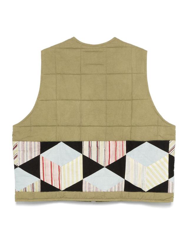 스토리 엠에프지 [해외직구] 스토리 MFG. 자툰 베스트 SSS25JASATTWIOCPTESSELLATEPATCHWORK B0191693181 착용컷