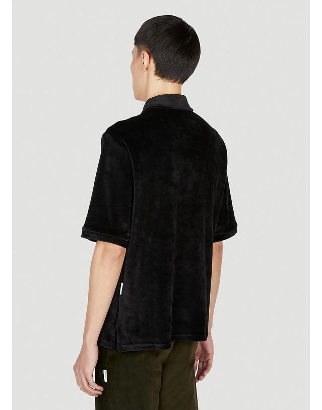 세인트우드 [해외직구] 23 S/S 세인트우드 벨루어 폴로 탑 SW01609 Black B0110823031 착용컷