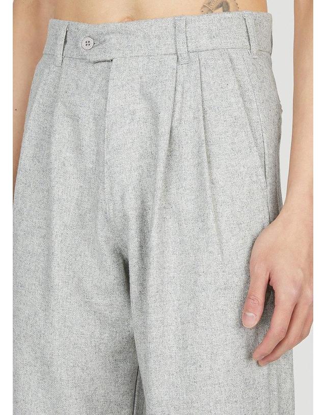 세인트우드 [해외직구] 23 S/S 세인트우드 패치 울 팬츠 SW01611 Grey B0110822634 착용컷