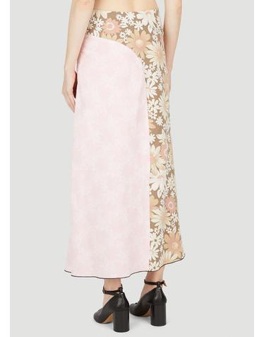 [해외직구] 23 S/S 레이브리뷰 ALMA 패치워크 스커트 SS2322 B0111634514