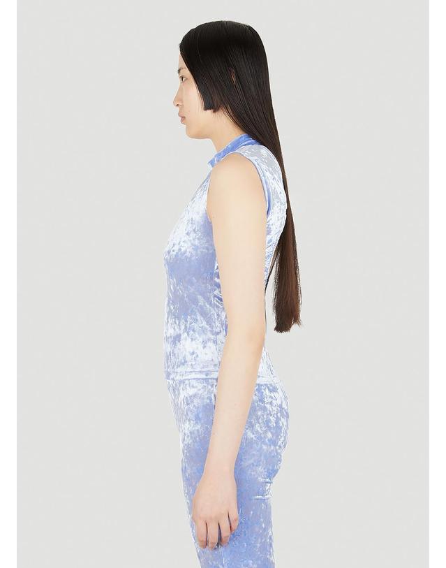 퍽스앤미니 [해외직구] 22 S/S 퍽스앤미니 PLUSH PORTAL 슬리브리스 탑 PS224515-ICEBLE- B0110813310 착용컷