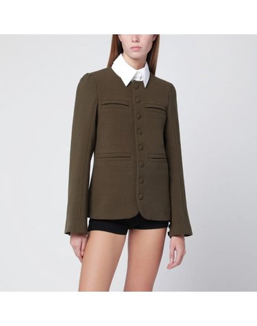 [해외직구] 25 F/W NAMACHEKO MOSS 그린 울블렌드 자켓 NW25-305N5502-3016 B0052332677