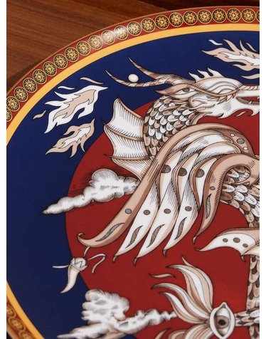 [해외직구] 라 더블 제이 더 드래곤 GOLDTRIMMED PORCELAIN 디콜레뜨 플레이드 DPL0001_CER001DRG01_BU04 B0082176872