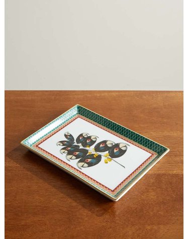[해외직구] 라 더블 제이 BETO 발 PARROTSTEM 페인트 PORCELAIN TRINKET TRAY TRI0008_CER001PAS02_GR15 B0082310743