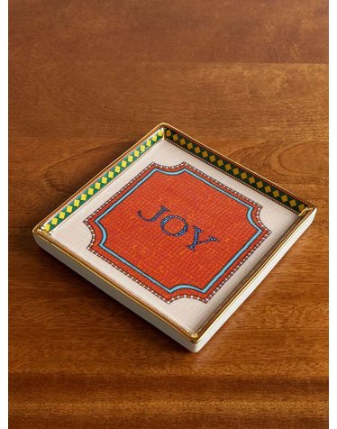 [해외직구] 라 더블 제이 조이 페인트 PORCELAIN TRINKET TRAY TRI0011_CER001JOY01_RE03 B0082310741