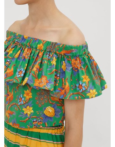 라더블제이 [해외직구] 18 F/W 라 더블 제이 PAVONE VERDE 더블 러브 탑 SHI0010 COT001 DOTS B0112498730