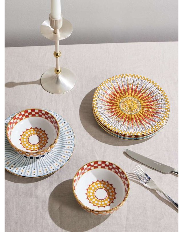 라더블제이 [해외직구] 라 더블 제이 셋 오브 투 골드-플레이트 페인트 PORCELAIN SNACK BOWLS BWT0004_CER001APL01_RE06 B0082127638 착용컷