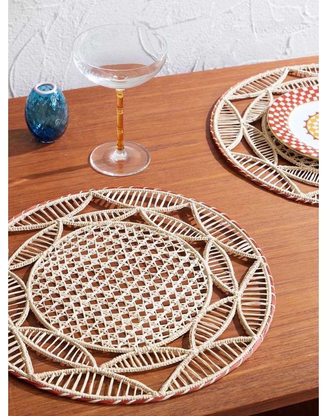 라더블제이 [해외직구] 라 더블 제이 셋 오브 투 IRACA 팜 PLACEMATS PMT0007_RAF010SOL07_ B0082316588 착용컷
