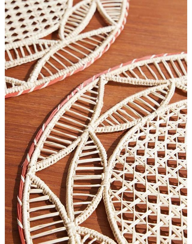 라더블제이 [해외직구] 라 더블 제이 셋 오브 투 IRACA 팜 PLACEMATS PMT0007_RAF010SOL07_ B0082316588 착용컷