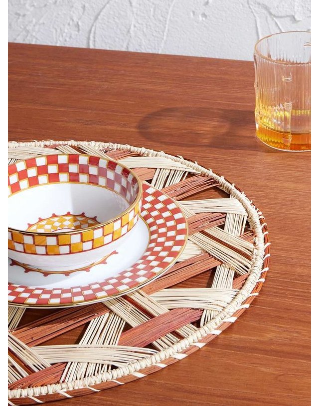 라더블제이 [해외직구] 라 더블 제이 셋 오브 투 IRACA 팜 PLACEMATS PMT0007_RAF007NAP05_ B0082316590 착용컷