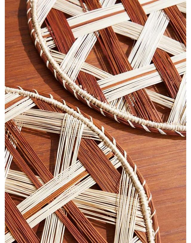 라더블제이 [해외직구] 라 더블 제이 셋 오브 투 IRACA 팜 PLACEMATS PMT0007_RAF007NAP05_ B0082316590 착용컷