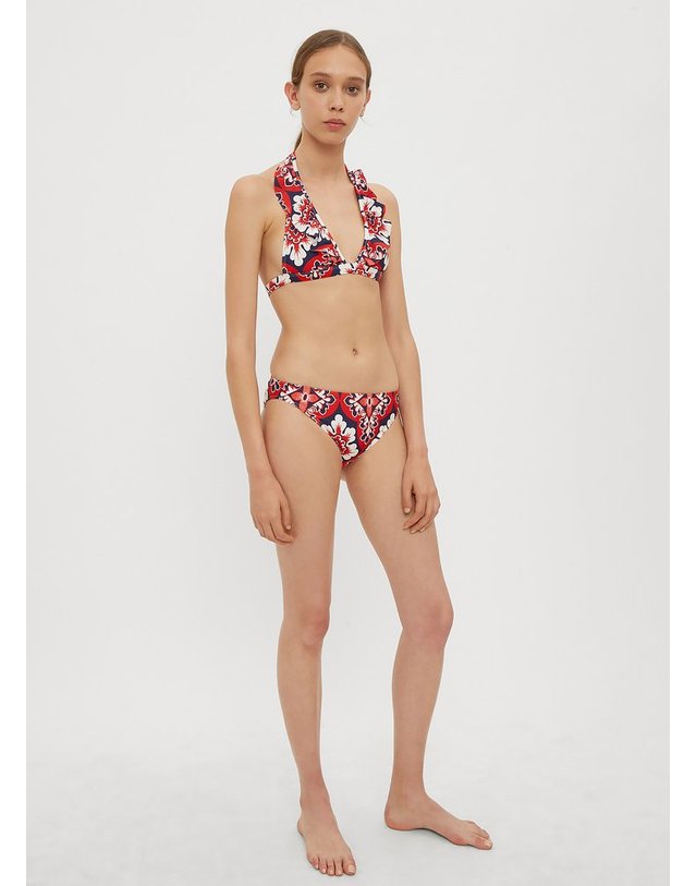 라더블제이 [해외직구] 18 F/W 라 더블 제이 팔라쪼 ROSSO 비키니 브리프 ROUCHES BIKINI BOTTOM B0112498726 착용컷