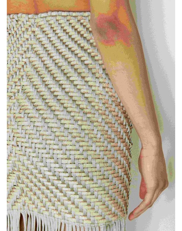 이사 볼더 [해외직구] 24 S/S 이사볼더 CHEVRONWEAVE 미니 스커트 RS24WSK15 STEEL B0111219362 착용컷