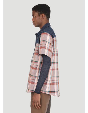 [해외직구] 21 F/W 디비전 하이브리드 데님 셔츠 009AW21 B0110823485