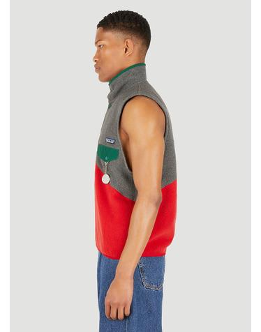 [해외직구] 22 F/W 디비전 (DI)CONSTRUCT 후리스 스프릿 슬리브리스 탑 AW21_D_015 B0110823985
