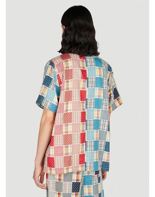 디비전 [해외직구] 23 S/S 디비전 패치워크 체크 셔츠 50SS23-1 B0110823096 착용컷