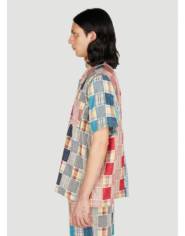 디비전 [해외직구] 23 S/S 디비전 패치워크 체크 셔츠 50SS23-1 B0110823096 착용컷