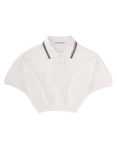 [해외직구] 26 S/S 알렉산더 왕 T 코튼 폴로 4CC1261207_100 B0041864715