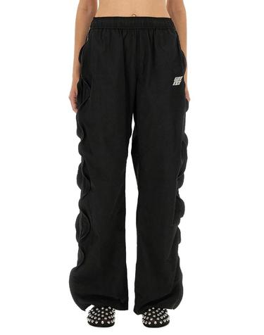 [해외직구] 25 F/W 알렉산더 왕 T 미드 라이즈 트랙 팬츠 WITH ZIPPER 4WC3254862_001 B0041721794