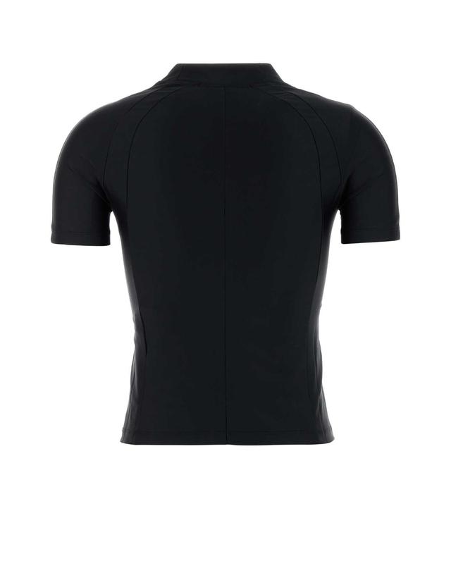 티바이알렉산더왕 [해외직구] 알렉산더 왕 T SS RASHGUARD 탑 W 목 넥 4CC1251533 001 B0441502679 착용컷