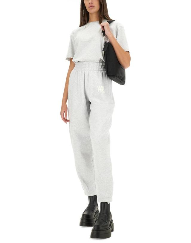 티바이알렉산더왕 [해외직구] 25 S/S 알렉산더 왕 T 에센셜 티셔츠 4CC3241520_050 B0041543024 착용컷