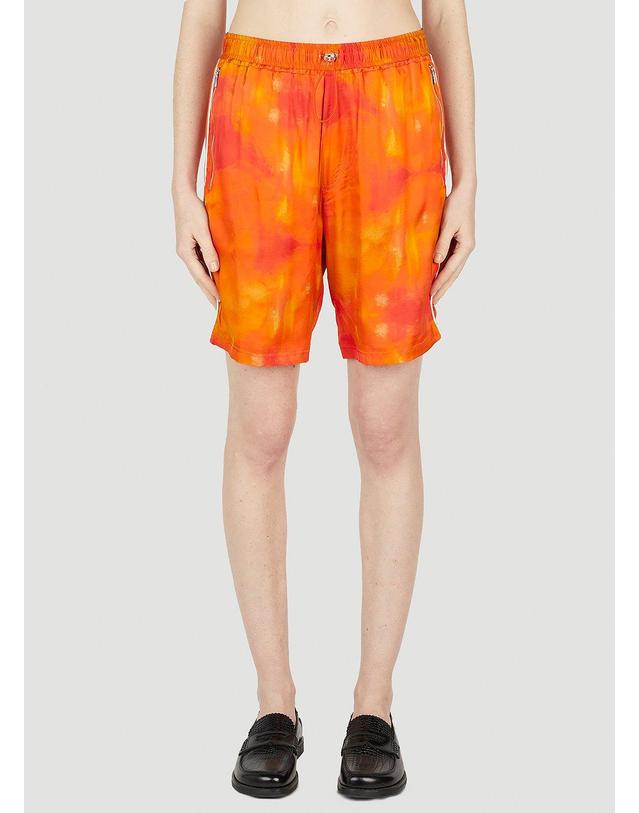 알루와리아 [해외직구] 23 S/S AHLUWALIA BASSAR 러닝 쇼츠 M-AHLU-SH001-SS23-FA99-OR B0110814085 착용컷