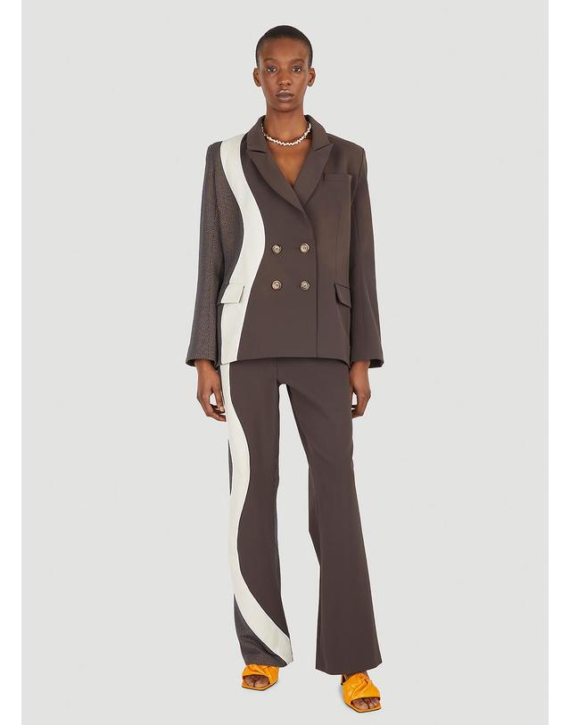 알루와리아 [해외직구] 22 S/S AHLUWALIA EXPRESSIVE 테일러 팬츠 WSS22AHL19 TROUSER WOOL, B0110815857 착용컷