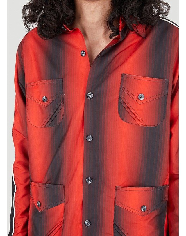 알루와리아 [해외직구] 21 F/W AHLUWALIA CKTRL SAFARI 셔츠 AW21AHL14 B0110823602 착용컷