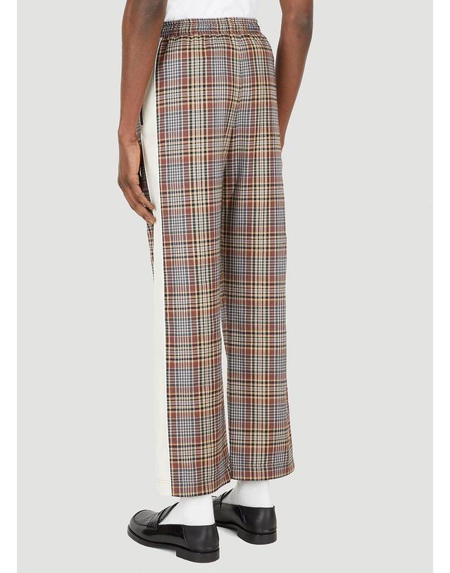 알루와리아 [해외직구] 22 S/S AHLUWALIA AKIN 체크 팬츠 MSS22AHL28 TROUSERS SUITING wool B0110824209 착용컷