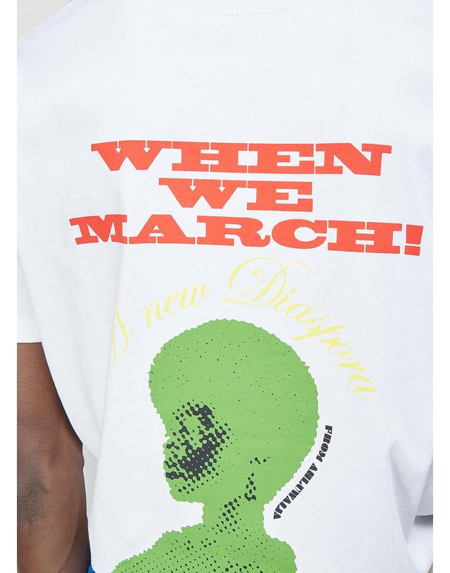 알루와리아 [해외직구] 21 S/S AHLUWALIA WWM 티셔츠 SS21AH24 T-SHIRT B0111710811 착용컷