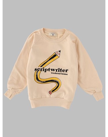 [해외직구] 23 F/W 위켄드하우스 키즈 SCRIPWRITER SWEATSHIRTWITH 포켓 (KIDS 상품) 855K_BROWN B0042203482