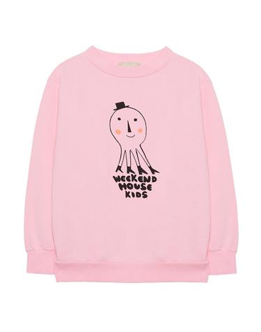 [해외직구] 22 F/W 위켄드하우스 키즈 OCTOPUS 크루넥 맨투맨 (KIDS 상품) 574K_PINK B0041494716