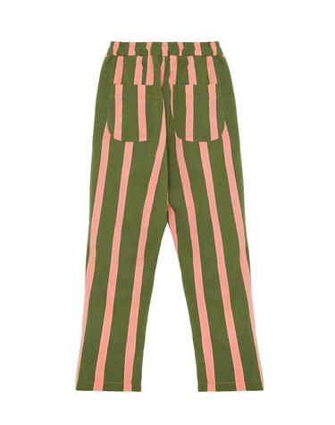 [해외직구] 23 S/S 위켄드하우스 키즈 STRIPPED 팬츠 (KIDS 상품) 701K_GREENPINK B0041497707