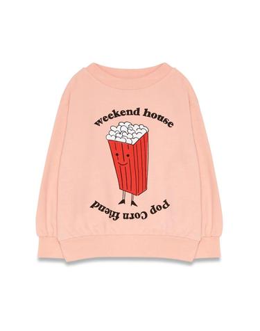 [해외직구] 23 F/W 위켄드하우스 키즈 POPCORN 맨투맨 (KIDS 상품) 862B_SOFTPEACH B0041050065