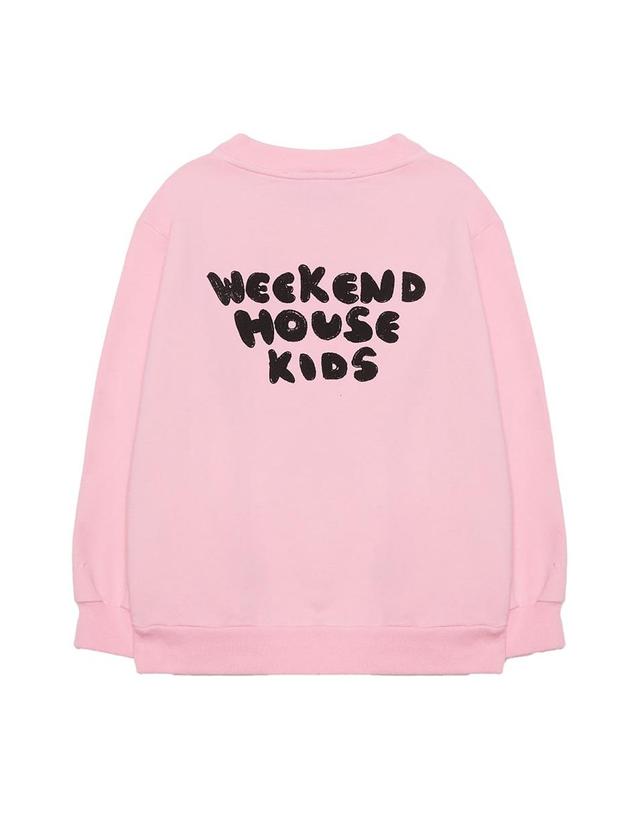 위켄드하우스 키즈 [해외직구] 22 F/W 위켄드하우스 키즈 OCTOPUS 크루넥 맨투맨 (KIDS 상품) 574K_PINK B0041494716 착용컷