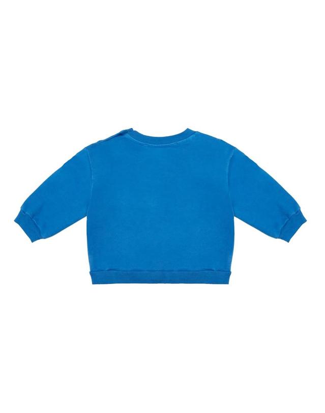 위켄드하우스 키즈 [해외직구] 23 S/S 위켄드하우스 키즈 오버사이즈 GUM 맨투맨 (KIDS 상품) 714K_BLUE B0041497745 착용컷