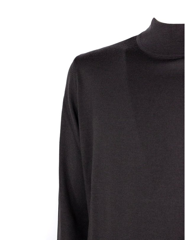 캉그라캐시미어 [해외직구] 캉그라 캐시미어 그레이 퓨어 버진 울 터틀넥 점퍼 40225900725 B0302332314 착용컷